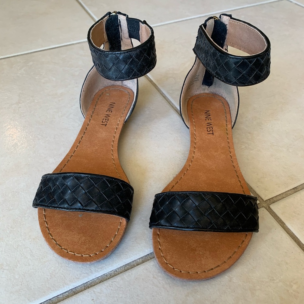 Black Nine West Sandals